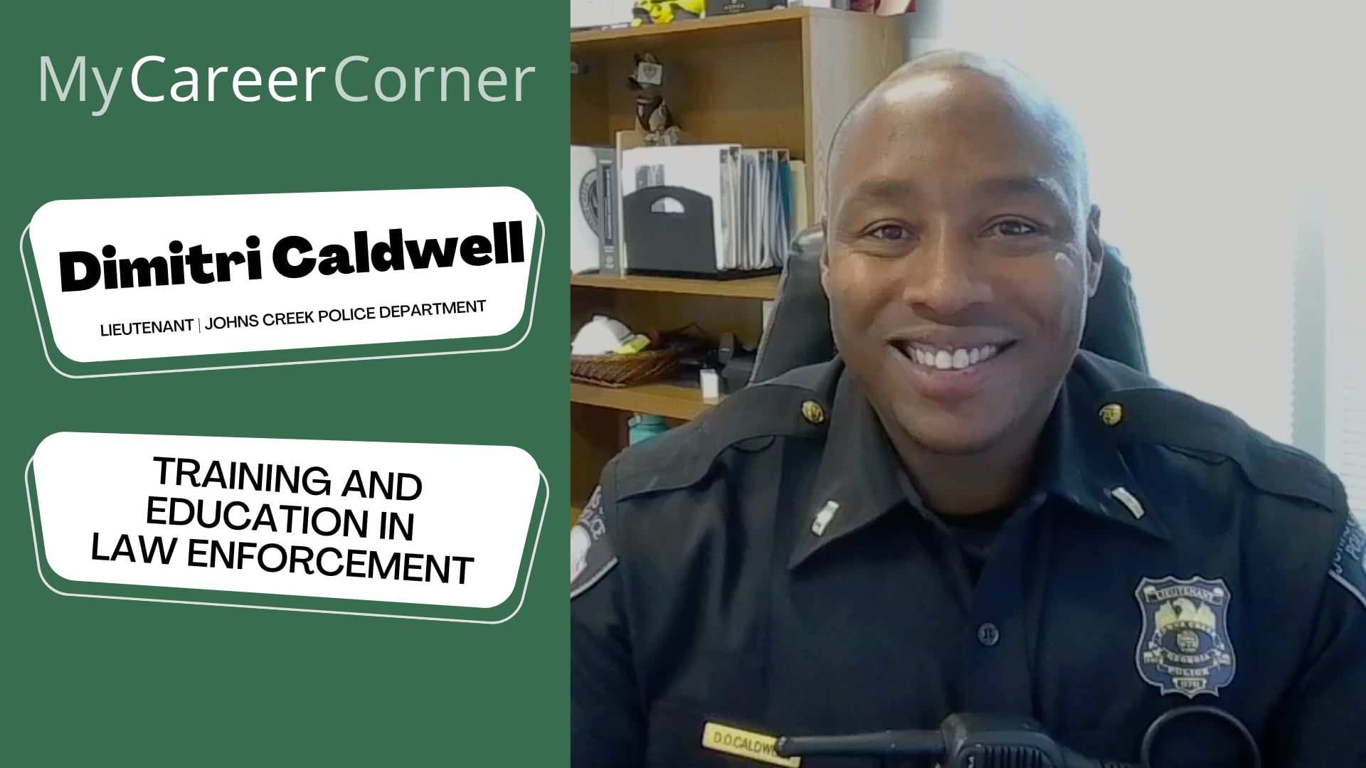 Training and Education in Law Enforcement with Dimitri Caldwell